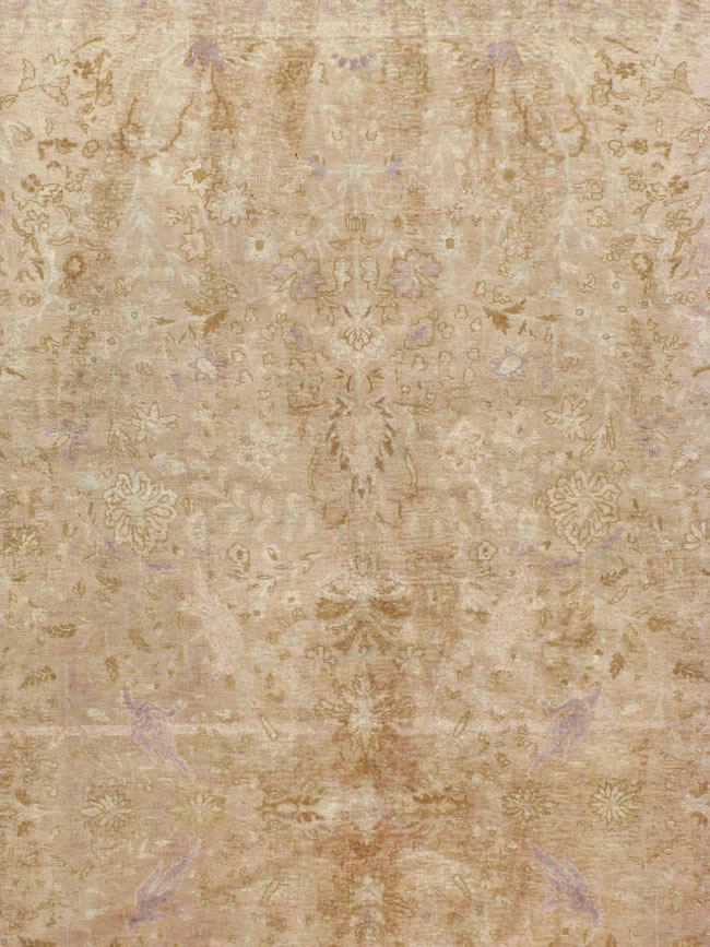 Vintage Turkish Herekeh Silk Rug, No.16401 - Gss