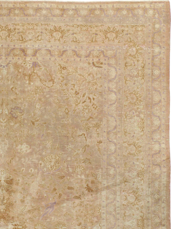 Vintage Turkish Herekeh Silk Rug, No.16401 - Gss