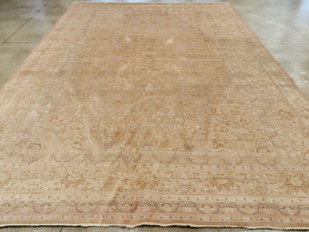 Vintage Turkish Kayseri Room Size Carpet, No.16401 - Gss