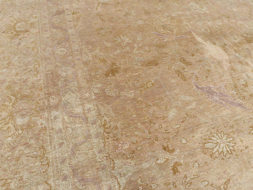 Vintage Turkish Herekeh Silk Rug, No.16401 - Gss