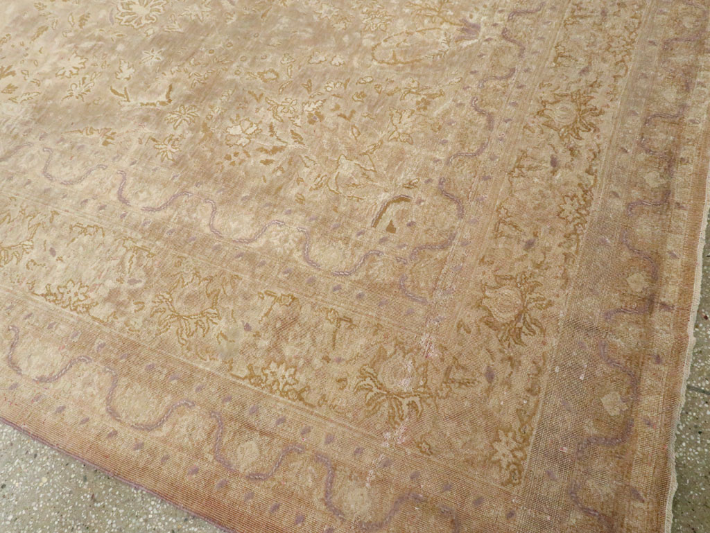 Vintage Turkish Kayseri Room Size Carpet, No.16401 - Gss