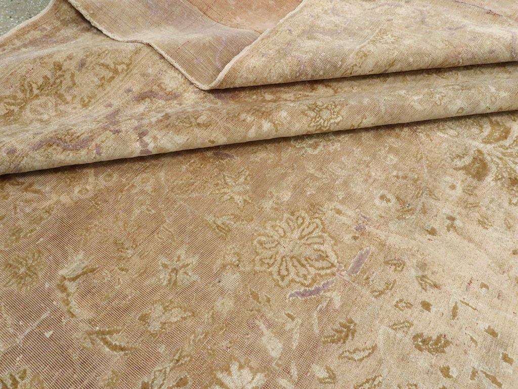 Vintage Turkish Kayseri Room Size Carpet, No.16401 - Gss
