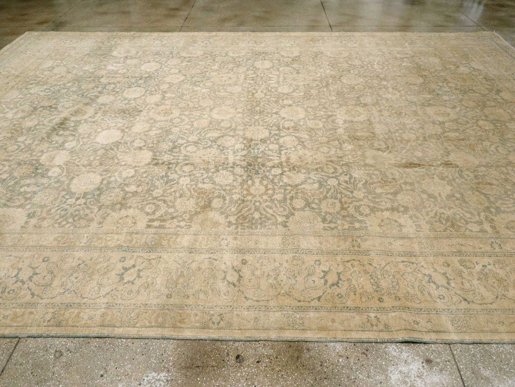 Antique Persian Tabriz Carpet, No.16413 - Gss