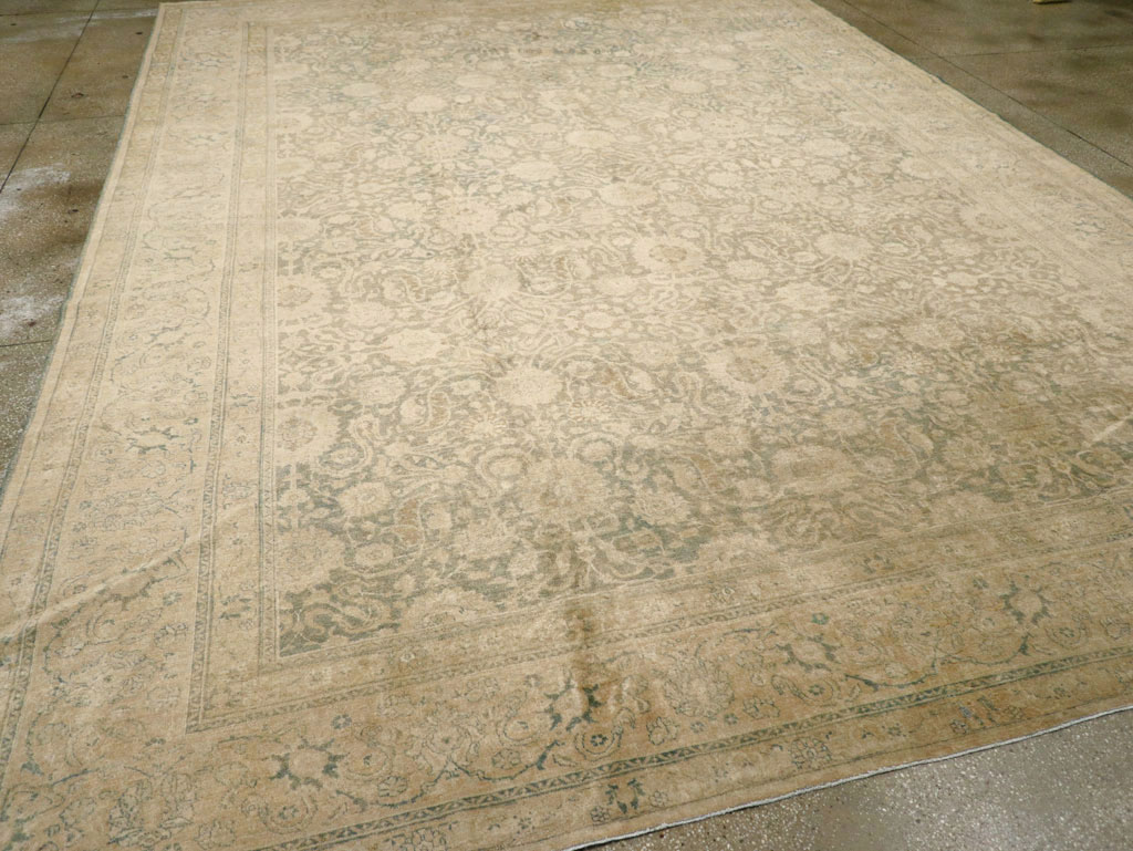 Antique Persian Tabriz Carpet, No.16413 - Gss