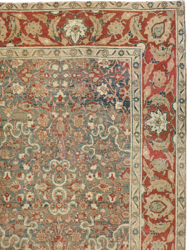 Antique Persian Tabriz Carpet, No.16421 - Gss