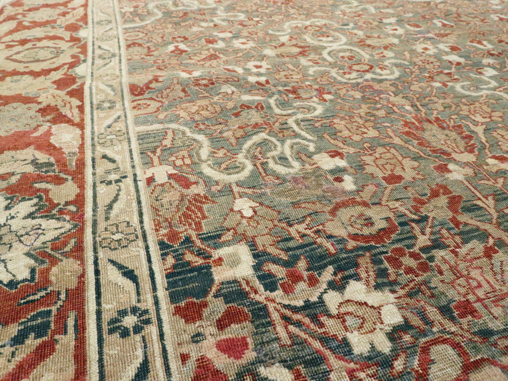 Antique Persian Tabriz Carpet, No.16421 - Gss