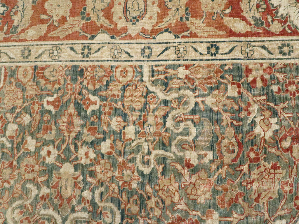 Antique Persian Tabriz Carpet, No.16421 - Gss