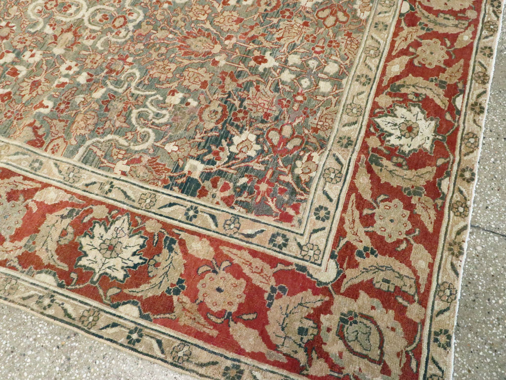Antique Persian Tabriz Carpet, No.16421 - Gss
