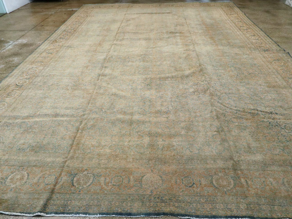 Antique Persian Tabriz Carpet, No.16429 - Gss