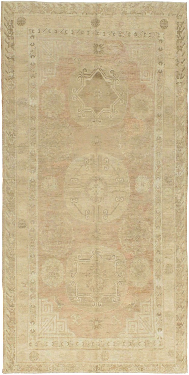 Vintage East Turkestan Khotan Rug, No.16438 - Gss