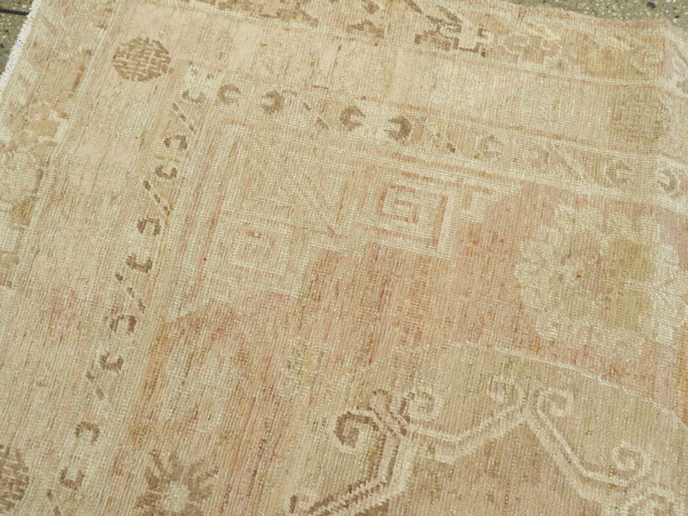 Vintage East Turkestan Khotan Rug, No.16438 - Gss