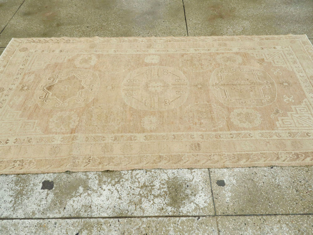 Vintage East Turkestan Khotan Rug, No.16438 - Gss