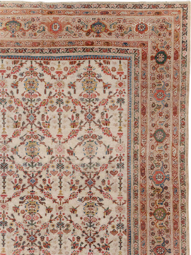 Antique Persian Mahal Large Carpet, No.16447 - Gss