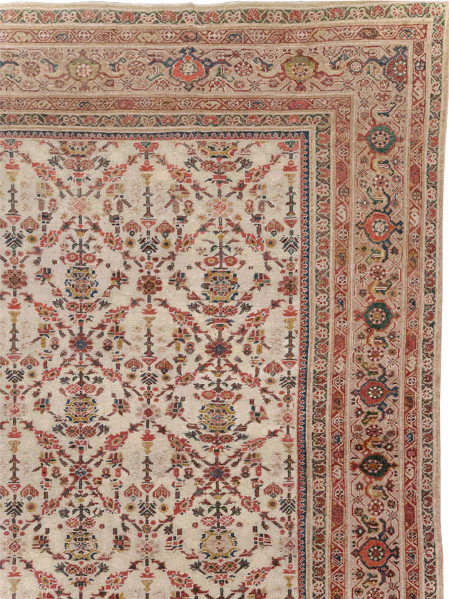 Antique Persian Mahal Large Carpet, No.16447 - Gss