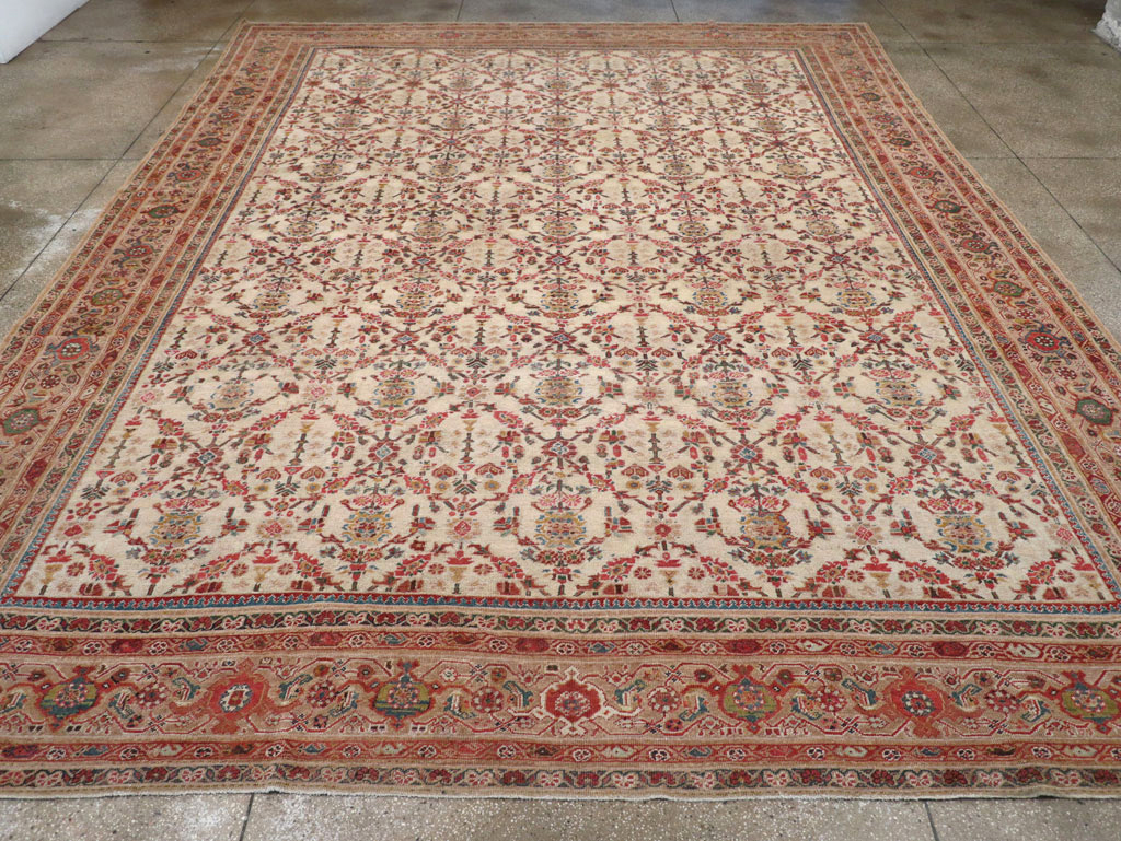 Antique Persian Mahal Large Carpet, No.16447 - Gss