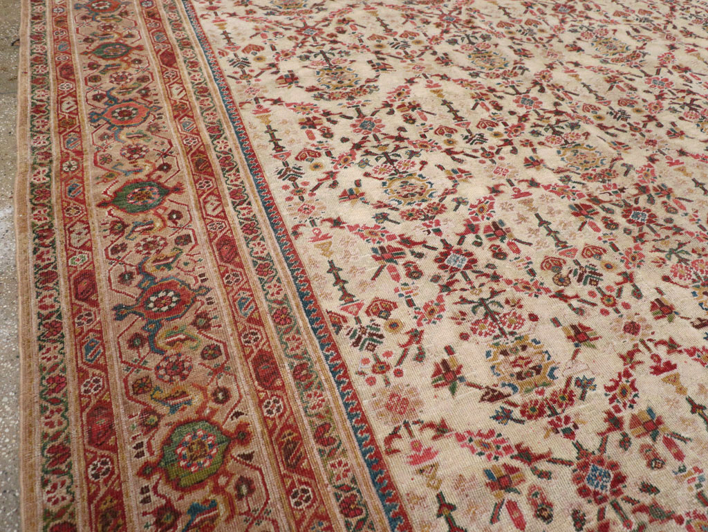 Antique Persian Mahal Large Carpet, No.16447 - Gss
