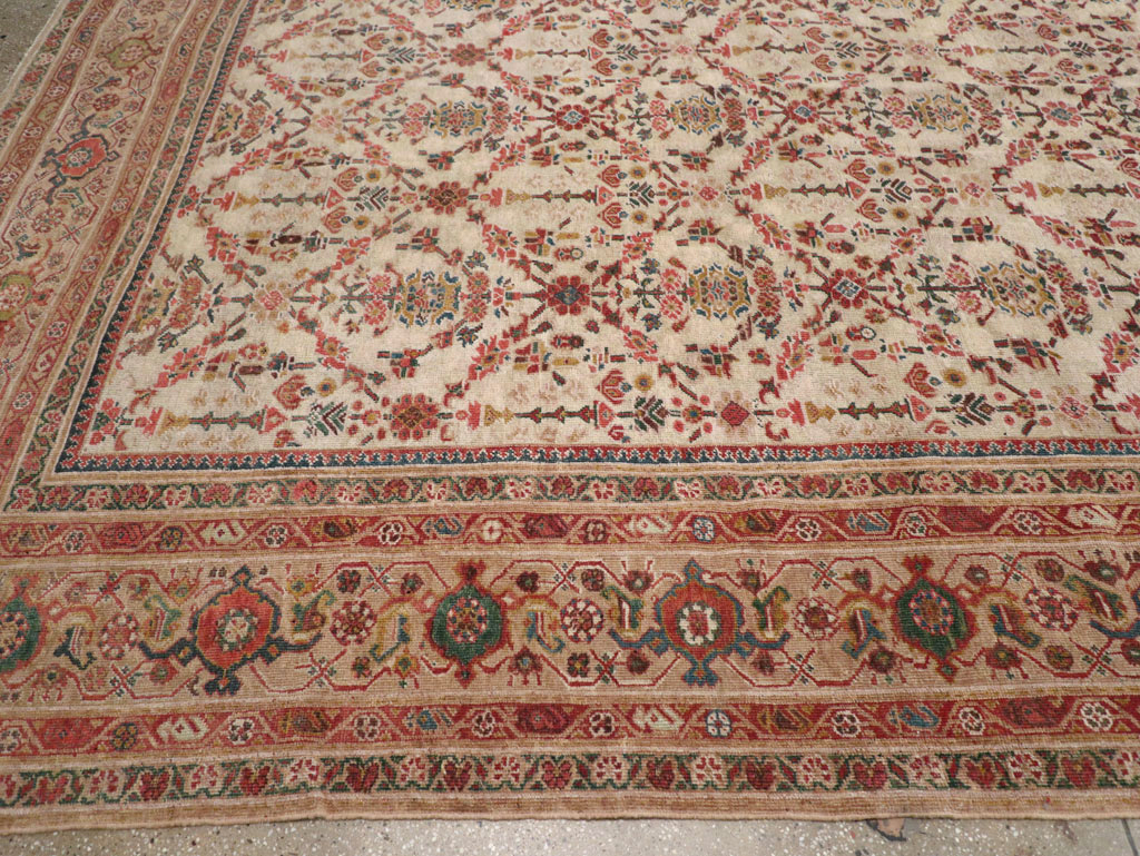 Antique Persian Mahal Large Carpet, No.16447 - Gss