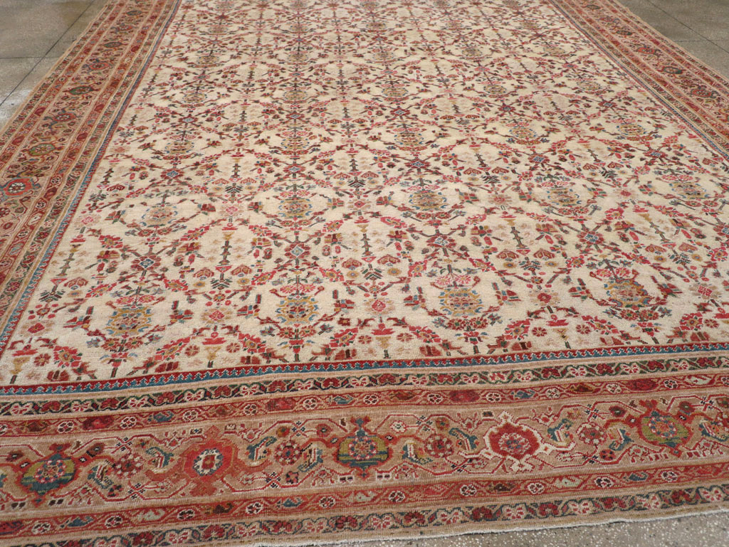 Antique Persian Mahal Large Carpet, No.16447 - Gss