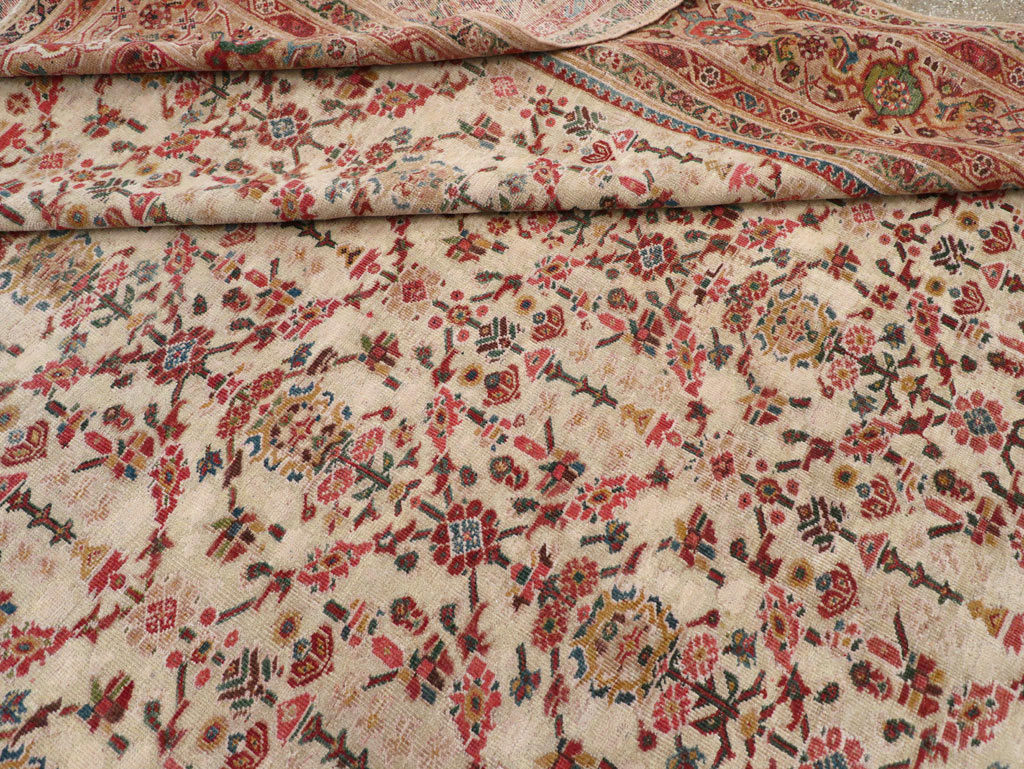 Antique Persian Mahal Large Carpet, No.16447 - Gss