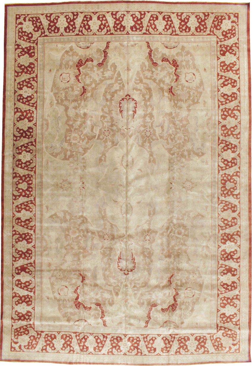 Antique Persian Tabriz Carpet, No.16452 - Gss