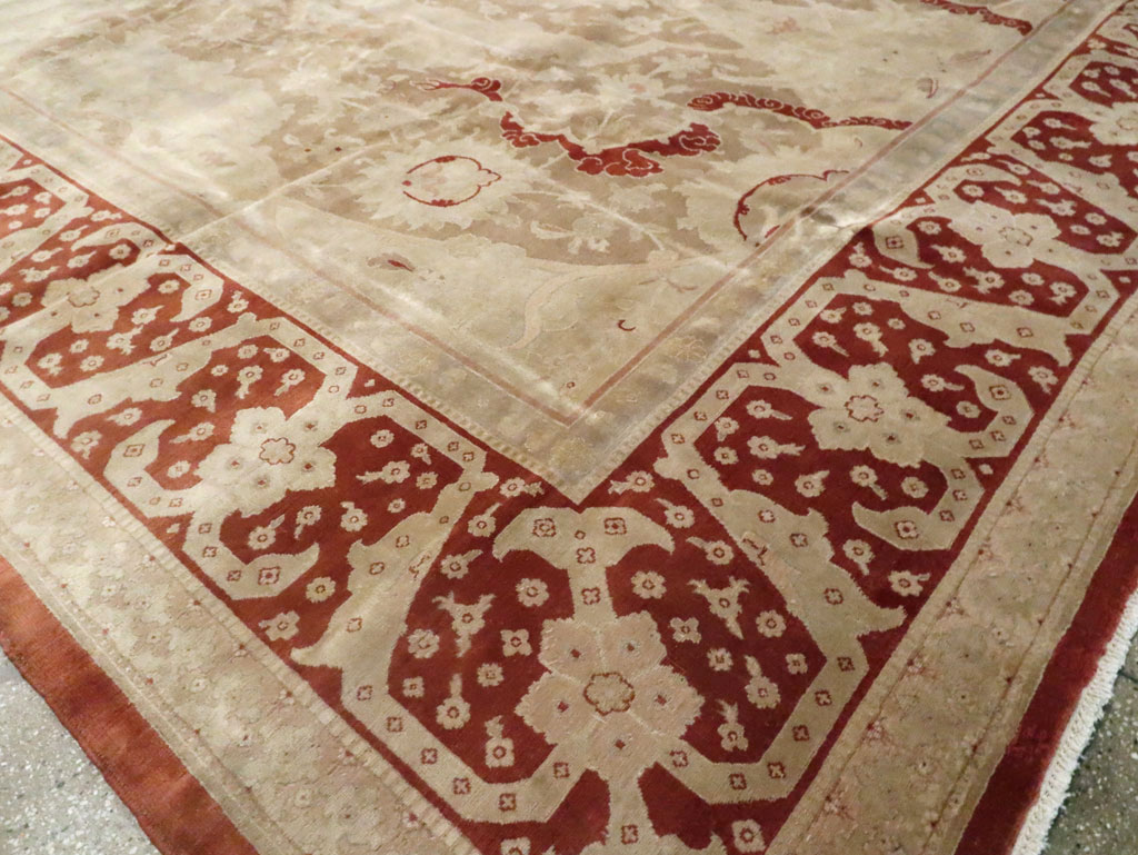 Antique Persian Tabriz Carpet, No.16452 - Gss