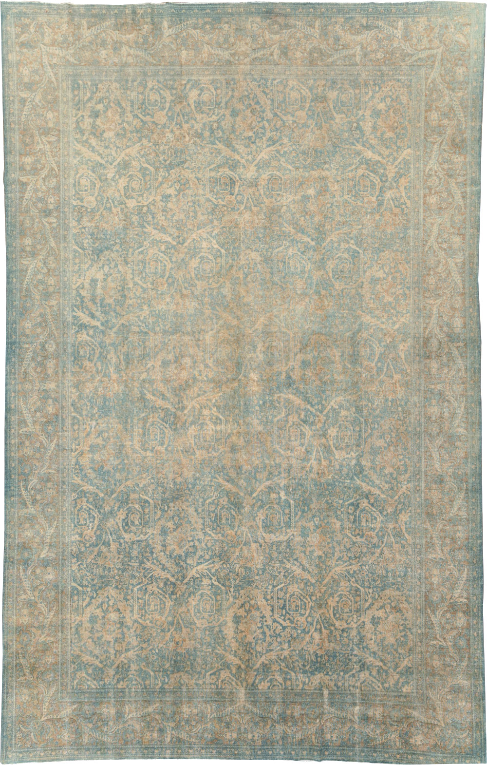 Antique Persian Tabriz Large Room Size Carpet, No.16453 - Gss