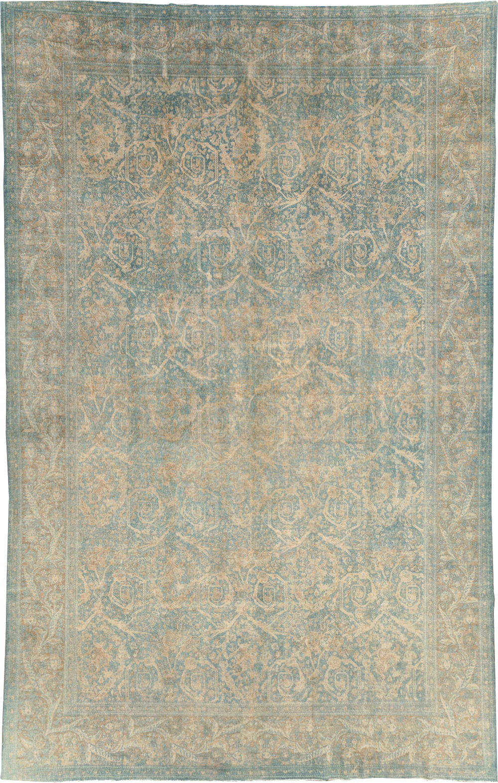 Antique Persian Tabriz Large Room Size Carpet, No.16453 - Gss