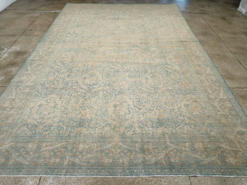 Antique Persian Tabriz Large Room Size Carpet, No.16453 - Gss