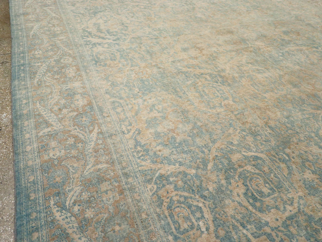 Antique Persian Tabriz Large Room Size Carpet, No.16453 - Gss