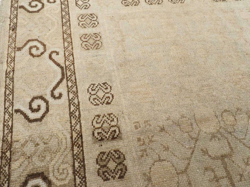 Antique East Turkestan Khotan Rug, No.16471 - Gss