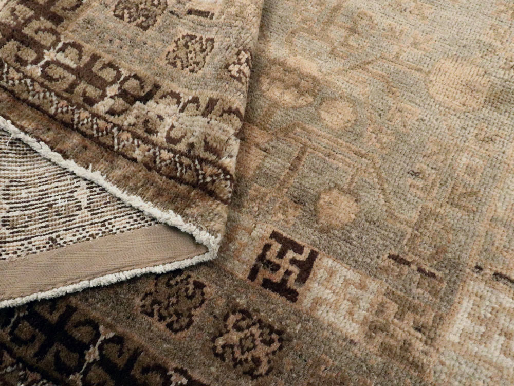 Vintage East Turkestan Khotan Rug, No.16473 - Gss