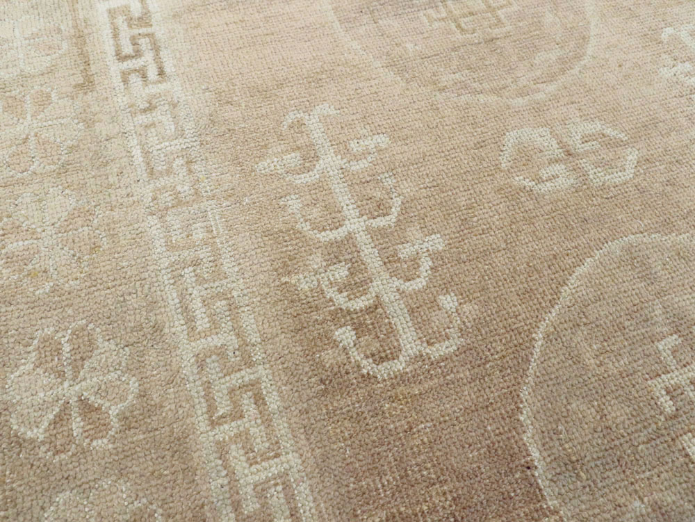 Vintage East Turkestan Khotan Rug, No.16480 - Gss