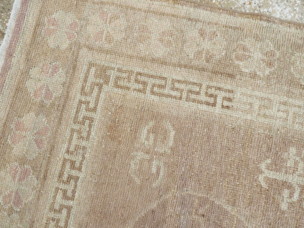 Vintage East Turkestan Khotan Rug, No.16480 - Gss