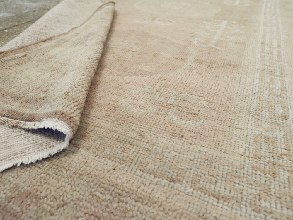 Vintage East Turkestan Khotan Rug, No.16480 - Gss