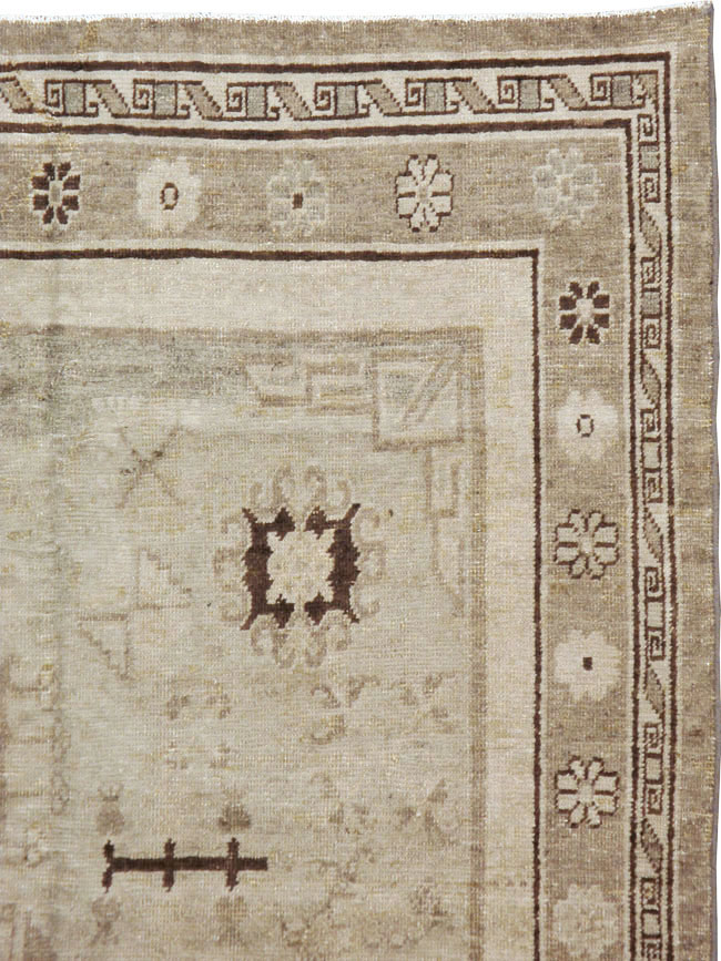 Vintage East Turkestan Khotan Rug, No.16482 - Gss