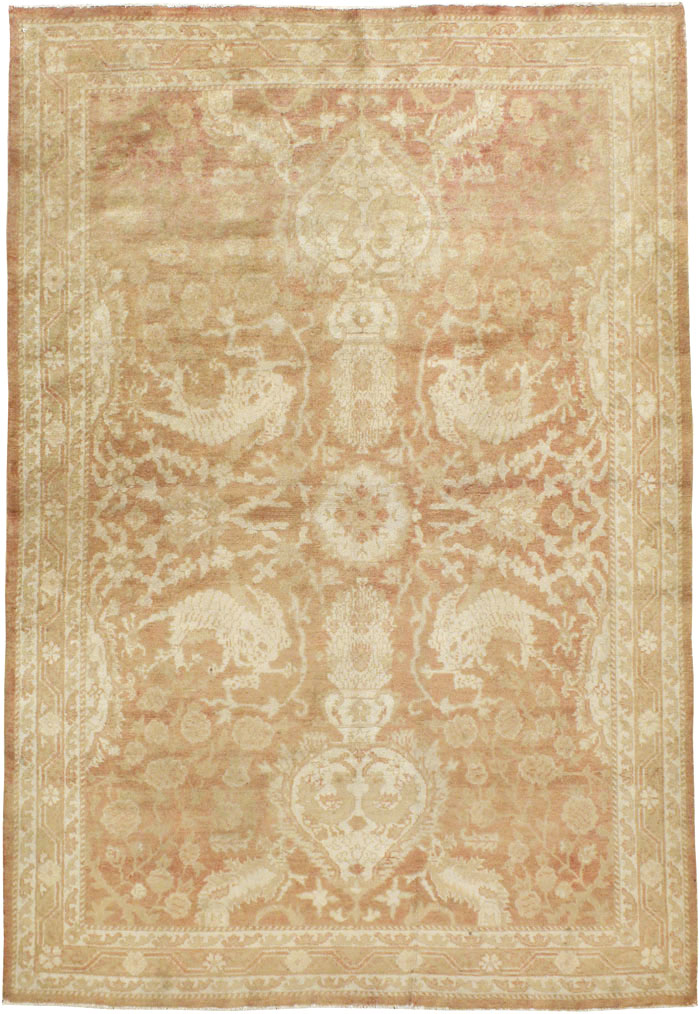 Antique Indian Agra Rug, No.16502 - Gss