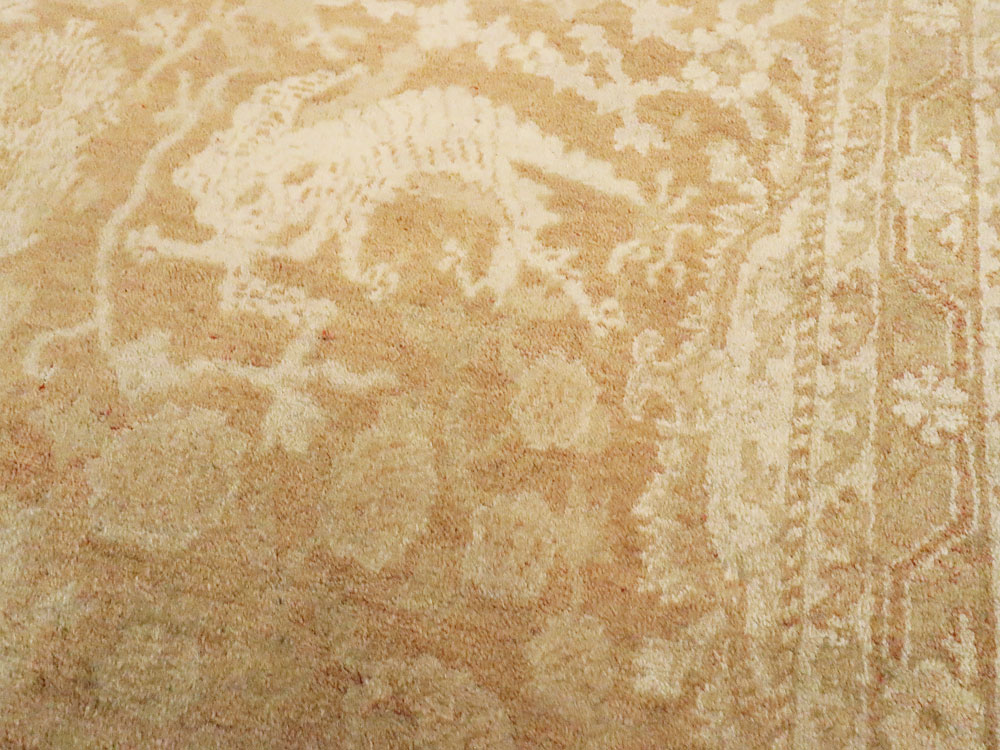 Antique Indian Agra Rug, No.16502 - Gss