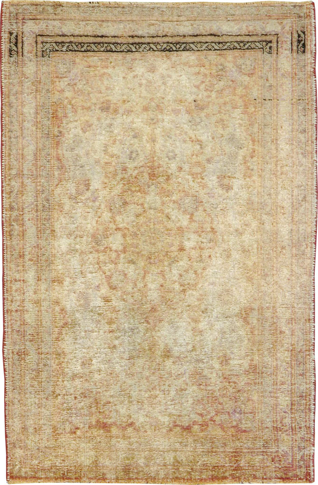 Antique Persian Tabriz Silk Rug, No.16513 - Gss