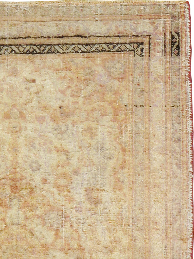 Antique Persian Tabriz Silk Rug, No.16513 - Gss