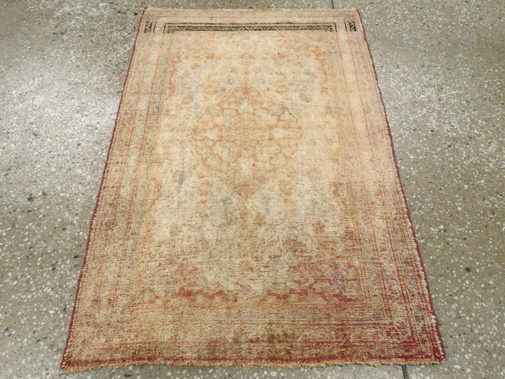 Antique Persian Tabriz Silk Rug, No.16513 - Gss