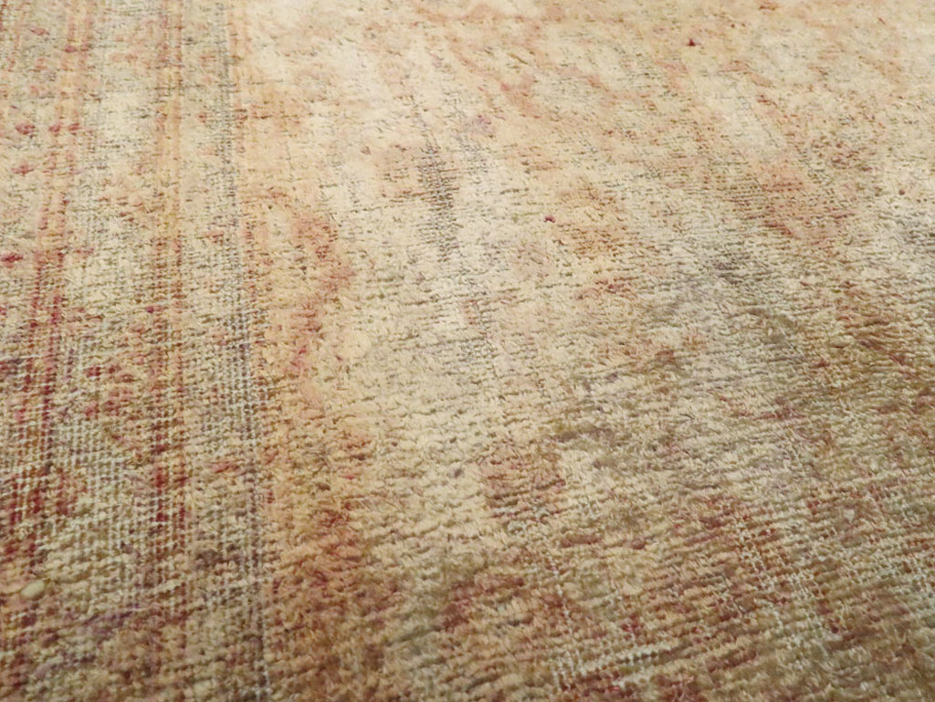 Antique Persian Tabriz Silk Rug, No.16513 - Gss