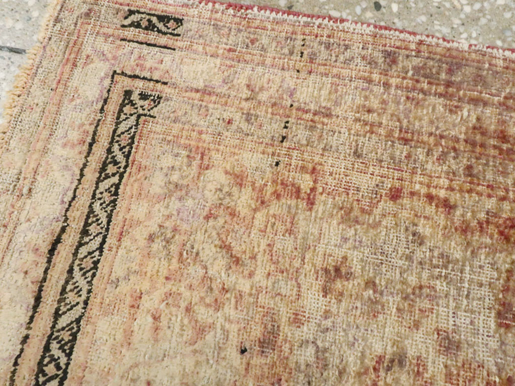 Antique Persian Tabriz Silk Rug, No.16513 - Gss