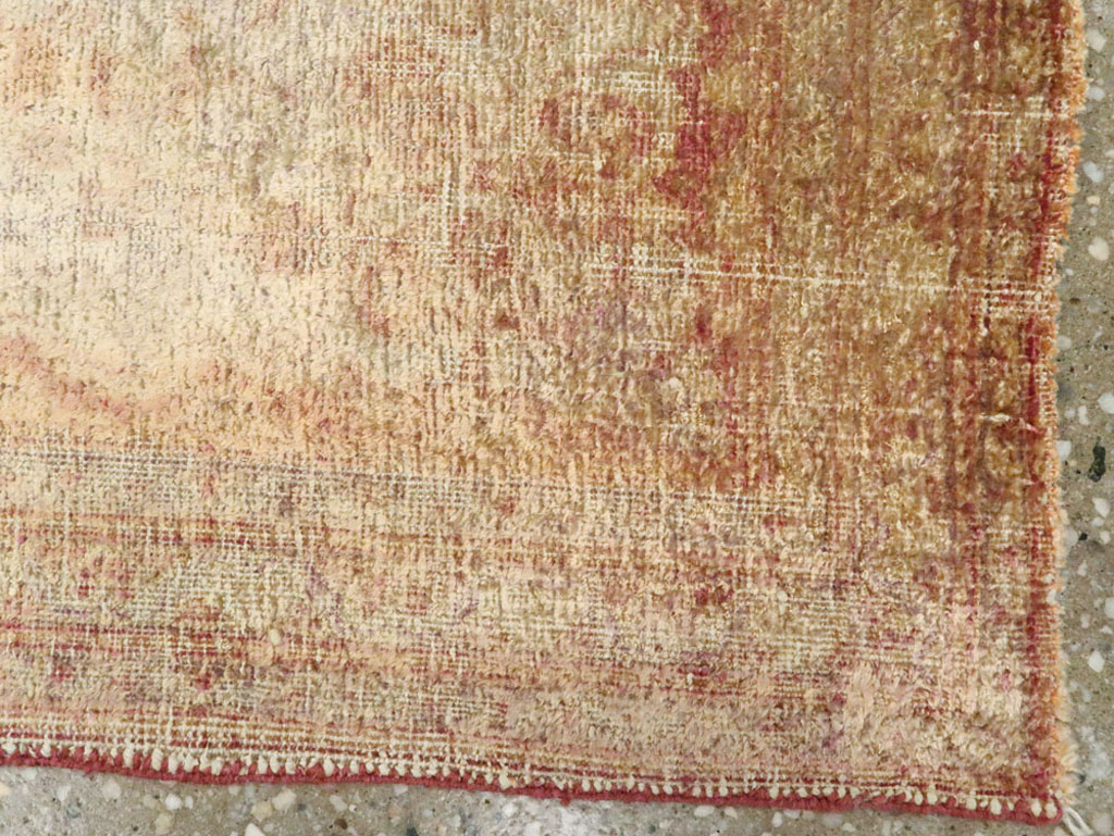 Antique Persian Tabriz Silk Rug, No.16513 - Gss