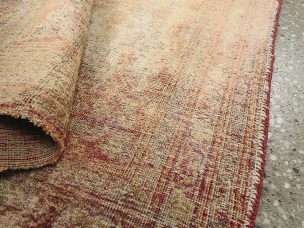 Antique Persian Tabriz Silk Rug, No.16513 - Gss