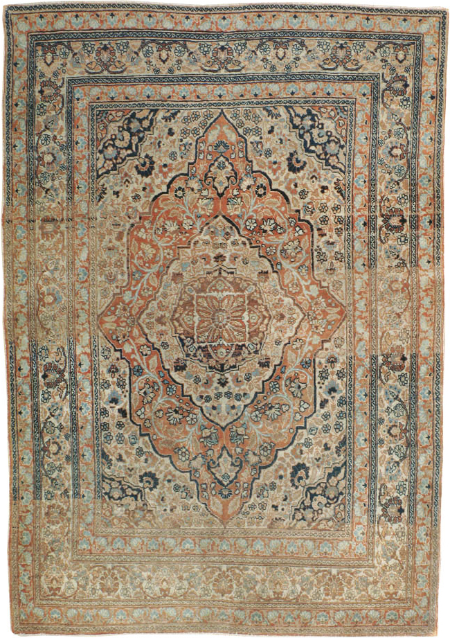 Antique Persian Tabriz Hagi Jalili, No.16517 - Gss
