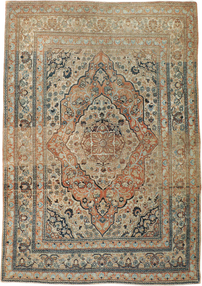 Antique Persian Tabriz Hagi Jalili, No.16517 - Gss