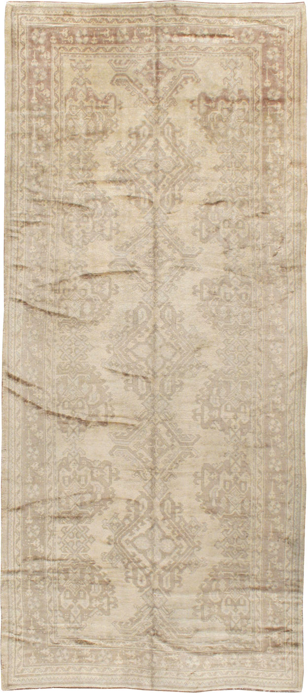 Antique Turkish Oushak Carpet, No.16519 - Gss
