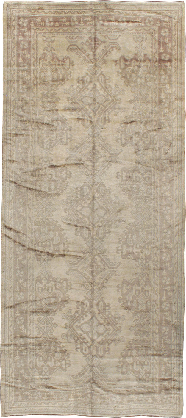 Antique Turkish Oushak Carpet, No.16519 - Gss