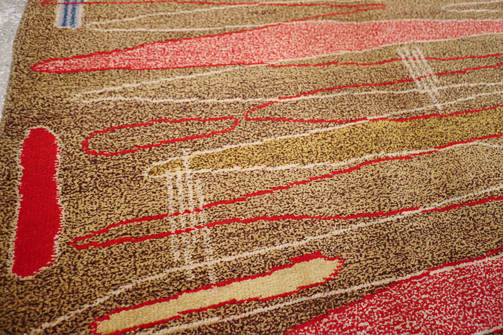 Vintage Turkish Art Deco Style Carpet, No.16525 - Gss