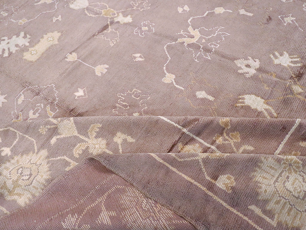 Antique Turkish Oushak Rug, No.16554 - Gss